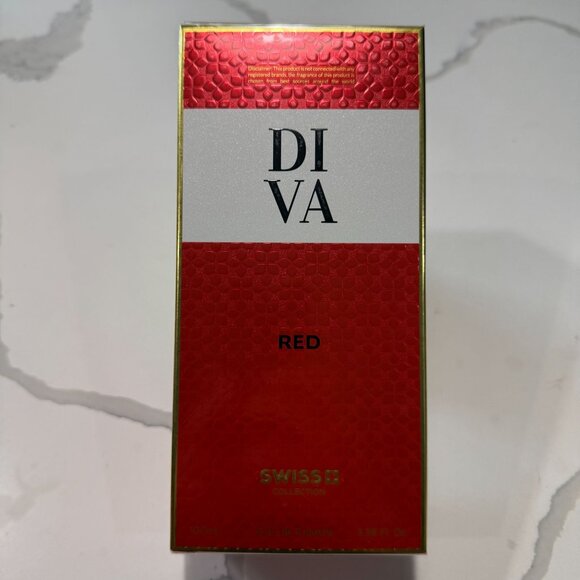 DIVA Red by Swiss Collection EDT Women 100ml Inspired by Carolina Herrera - Picture 4 of 6